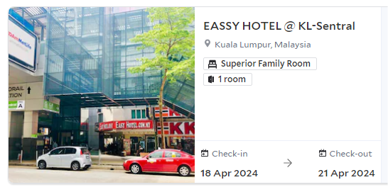 easy hotel kl sentral